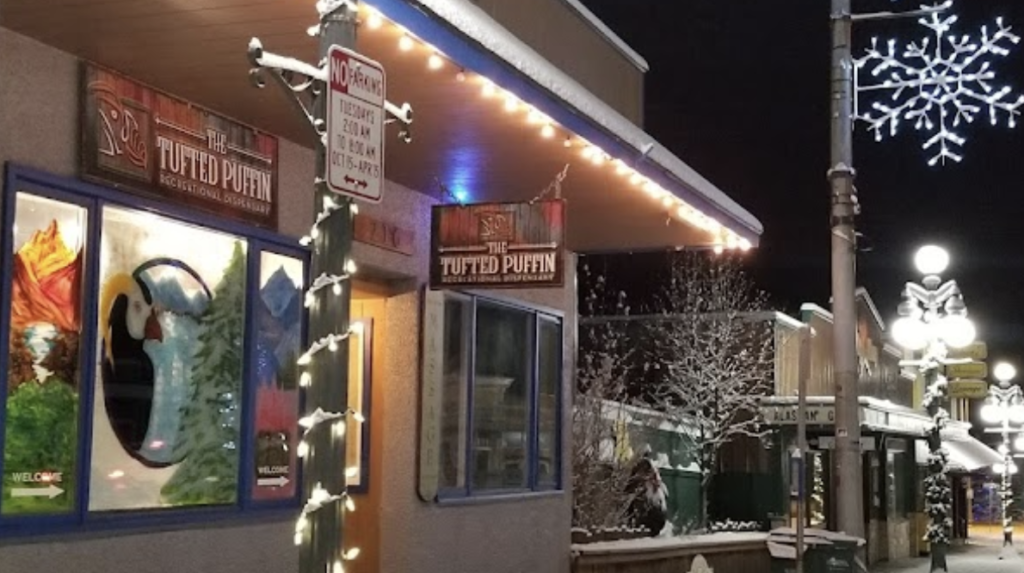 The Tufted Puffin in Downtown Seward on the Kenai Peninsula in Alaska